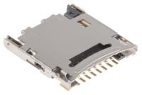 dm3cs-sf Hirose 8 Way Right Angle Micro SD Memory Card Connector With Solder Termination