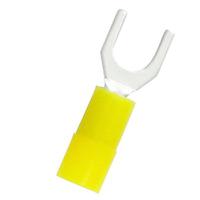 270-7482 RS PRO Insulated Crimp Spade Connector, 0.2mm² to 0.5mm², 26AWG to 22AWG, M3 Stud Size Nylon, Yellow
