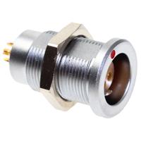 ccb1s104 CAMDENBOSS Circular Connector, 4 Contacts, Panel, 7.8 mm Connector, Socket, Female, IP68, CamCirc CCB1 Series