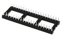 w30540trc Winslow 2.54mm Pitch Vertical 40 Way, Through Hole Turned Pin Open Frame IC Dip Socket, 5A