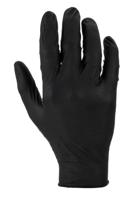 gl1002 Polyco Healthline Finite Black Black Powder-Free Nitrile Disposable Gloves, Size 8, Medium, 100 per Pack