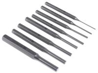 875-4764 RS PRO 8-Piece Punch Set, Parallel Pin Punch, 1/16 to 7/32 in Shank