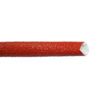 3550065 NEMIQ Fiberglass, Silicone Red Cable Sleeve, 6mm Diameter, 100m Length, 355 Series
