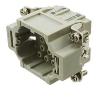 09320103001 HARTING Heavy Duty Power Connector Insert, 16A, Male, Han EE Series, 10 Contacts