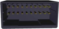 1318127-1 TE Connectivity Dynamic 2000 Series Straight Through Hole PCB Header, 20 Contact(s), 2.5 mm Pitch, 2 Row, Shrouded