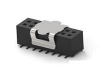 1mm-r-d08-vs-00-h-trp TE Connectivity 1MM-R Series Vertical Board Mount PCB Socket, 16-Contact, 2-Row, 1mm Pitch, Surface Mount Termination