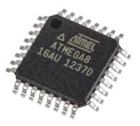 atmega8-16au Microchip ATMEGA8-16AU, 8 bit AVR, ATMEGA8 Microcontroller, 16 MHz, 8kB FLASH, 32-Pin TQFP