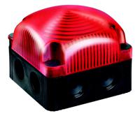 85312054 Werma 853 Series Red EVS Beacon, 12 V, Base Mount/ Wall Mount, LED Bulb
