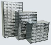 137539 Raaco 30 Drawer Storage Unit, Steel, 283mm x 306mm x 150mm, Blue