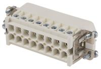 1053000010540000 EPIC Heavy Duty Power Connector Insert, 10A, Male, H-A Series, 32 Contacts