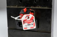 taglock-oversized-circt-brkr-lo-pk6 Brady Red 1-Lock Polypropylene Fibreglass Reinforced Nylon Circuit Breaker Switch Lockouts, 7.14mm Shackle