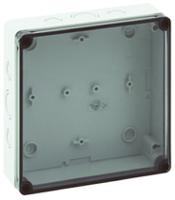 10601301 Spelsberg TK PS Series Grey Polystyrene Enclosure, IP66, Transparent Lid, 182 x 180 x 63mm