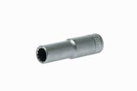 m120613-c Teng Tools 1/2 in Drive 13mm Deep Socket, 12 point, 79 mm Overall Length