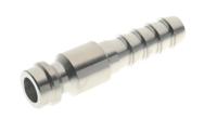 176-1948 RS PRO Nickel Plated Brass Male Coupler Nipple, 4mm Hose Barb