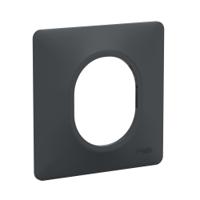 s340702 Schneider Electric Anthracite, 1 Gang, Ovalis C Series