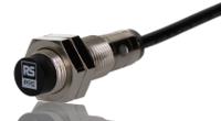 701-8253 RS PRO Inductive Threaded Barrel Proximity Sensor, M12, 4 mm Detection, PNP NO, 10 → 30 V dc