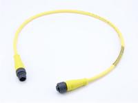 1200660693 Brad from Molex Male 4 way M12 to Female 4 way M12 Sensor Actuator Cable, 6 m