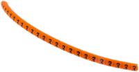 901-10347 HellermannTyton Helagrip Slide On Cable Markers, Black on Orange, Pre-printed "3", 1 → 3mm Cable,