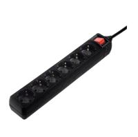 00137266 Hama 6 Gang Power Distribution Unit, 5m Cable, 16A, 250 V, Surge Protected
