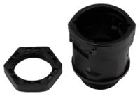 alnd-m253 PMA Straight, Conduit Fitting, 25mm Nominal Size, M25, PA 6, Black IP66 rating