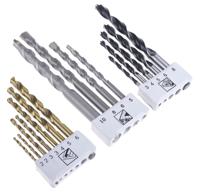2608p00233 Bosch 49-Piece Twist Drill Bit Set for Masonry, 20mm Max, 2mm Min