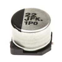 eeefk1j220p Panasonic 22μF Aluminium Electrolytic Aluminium Electrolytic Capacitor 63V dc, Surface Mount - EEEFK1J220P