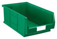 350-5895 RS PRO PP Storage Bin, 510mm x 315mm x 200mm, Green