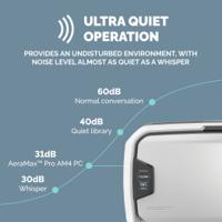 9573901 Fellowes HEPA Air Purifier, 110m², 31 dB, 36 dB, 41 dB, 47 dB, 58 dB