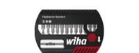 39029 Wiha Bit Set 13 Pieces, Phillips, Pozidriv, Slotted