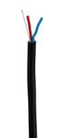 236-9254 RS PRO Multi-Core Industrial Cable, 2 Cores, 0.22 mm², Unscreened, 100 m, Black Polyvinyl Chloride Sheath