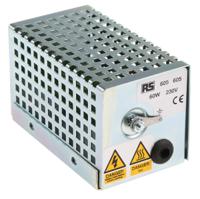 605-605 RS PRO Enclosure Heater, 230V ac, 60W Output, 60W Input, 93°C, 70mm x 121mm x 67mm