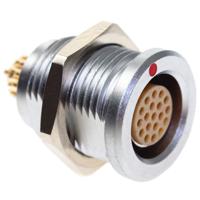 ccb3s119 CAMDENBOSS Circular Connector, 19 Contacts, Panel Mount, Socket, Female, IP68, CamCirc CCB3 Series