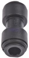pm0408e John Guest PM Series Straight Tube-to-Tube Adaptor, Push In 8 mm to Push In 8 mm, Tube-to-Tube Connection Style