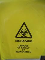 2250bh0812 Proton Yellow LDPE Bio-Hazard Waste Bag, 0.063mm Thickness, 2500 per Package