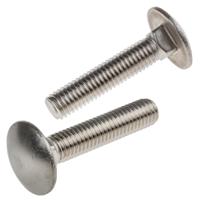 122-4428 Plain Stainless Steel Coach Bolt, M8 x 40mm