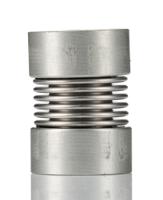 550161820 Huco Bellows Coupling, 16mm Outside Diameter, 4 x 5mm Bore, 21mm Length Coupler