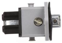 930647106-stakei-2 Hirschmann ST Series, IP54 Black, Grey Panel Mount 2P+E Industrial Power Socket, Rated At 16A, 250 V ac/dc