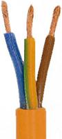 491-958 RS PRO 3183Y 1.5 mm² 3 Core Power Cable, H05VV-F, Orange PVC, 100m