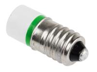 210-311 RS PRO Green LED Indicator Lamp, 230V ac, E10 Base, 10mm Diameter, 345mcd