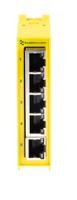 sw-505 Brainboxes DIN Rail Mount Industrial Ethernet Switch, 5 RJ45 Ports