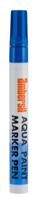 32496-ab Ambersil Blue 4.5mm Medium Tip Paint Marker Pen for use with Glass, Metal, Plastic