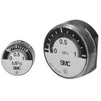 g27-10-01 SMC R 1/8 Digital Pressure Gauge 1mPa Panel 26mm Outside Diameter