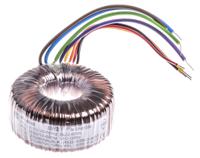 671-9148 RS PRO 115 V ac, 230 V ac, 2 x 25V ac Toroidal Transformer, 120VA 2 Output