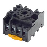 pf113a-n Omron MKS 11 Pin 250V ac DIN Rail Relay Socket, for use with MKS Series