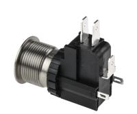 175-8057 RS PRO Illuminated Push Button Switch, Latching, Panel Mount, 19.1mm Cutout, SPDT, White LED, 250 / 125V ac, IP67