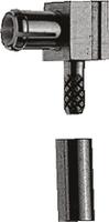 j01270a0211 Telegartner, Plug Cable Mount MCX Connector, 50Ω, Crimp Termination, Right Angle Body
