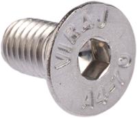 304-4851 RS PRO Stainless Steel Hex Socket Countersunk Screw, ISO 10642, M8 x 16mm