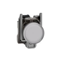 xb4bvb1 Schneider Electric, Harmony XB4, Panel Mount White Universal LED Pilot Light, 22mm Cutout, IP66, IP67, IP69(IP69K),