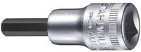 02450016 STAHLWILLE 3/8 in Drive Bit Socket, Hex Bit, 1/4in, 52 mm Overall Length