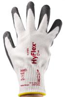 11735080 Ansell Hyflex White Nylon Work Gloves, Size 8, Polyurethane Coating